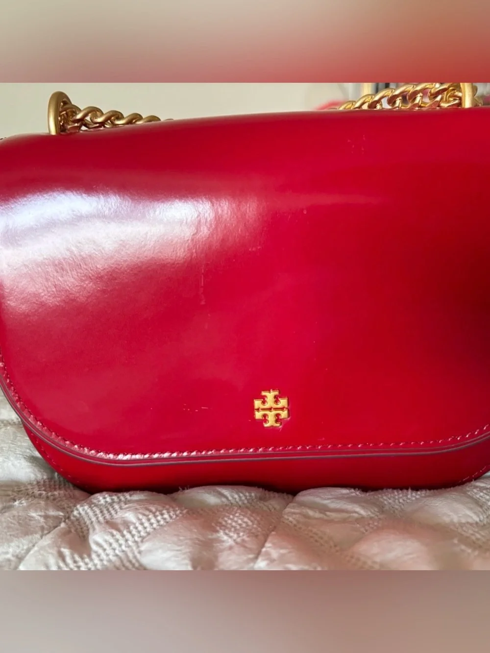 Tory Burch sleek red
